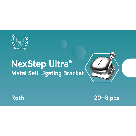 Набор NexStep Ultra "Пропись Roth" 20 брекетов + 8 щечных трубок